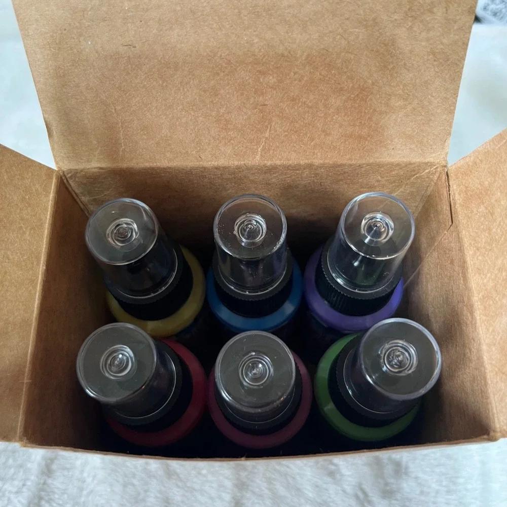 DecoArt Love Color 3D Jelly Drop Acrylic Paint 2oz 6 Pack Assorted Colors NEW
